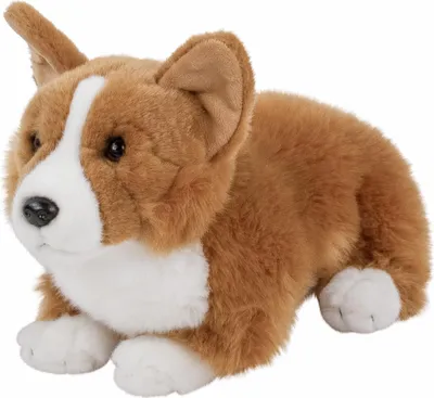 Produktbild von Kuscheltier Corgi hellbraun/weiß 32 cm Plüschhund