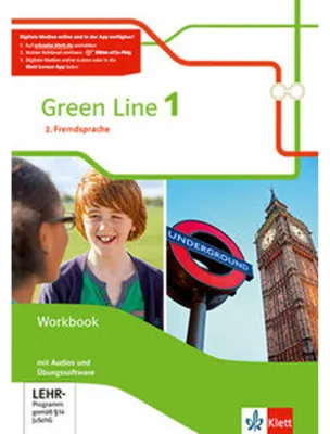 Produktbild von Green Line 1. 2. Fremdsprache. Workbook mit Audios und Übungssoftware Klasse 6