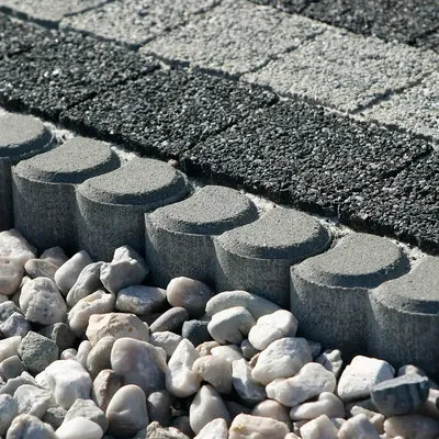 Obrázek produktu pro Obrubník betonový palisádový Randfix 47 x 25 x 6 cm šedá