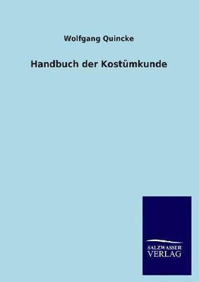 Produktbild von Handbuch der Kostümkunde