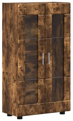 Obrázek produktu pro vidaXL Komoda s policí FLORIN, kouřový dub, 55,5 x 29 x 100 cm