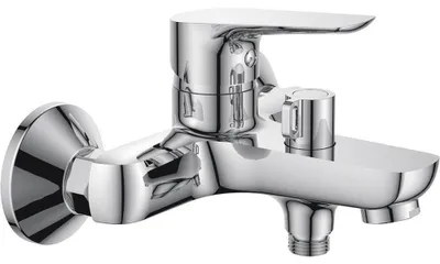 Produktbild von Aqualine LOTTA Badewanne-Wandarmatur, Chrom