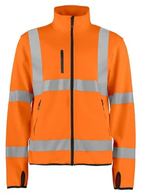 Productafbeelding van Projob - "6105" Softshell jas voor heren/dames, uniseks model, ET998 (maat XS) (oranje)