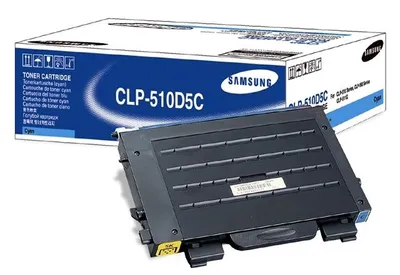 Produktbild von Samsung CLP-510D5C, 5000 Seiten, Cyan, 1 Stück(e)