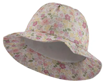 Productafbeelding van Sterntaler Babyhut Blümchen - Zonnehoed van licht katoen met bloemenprint
