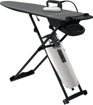 Produktbild von LauraStar Bügelsystem Smart D, professionelles Bügeleisen, Aktivbügeltisch, hygienischer Dampf, tötet 99,99% Bakterien, Viren und 100% Milben ab, App-Funktionen.