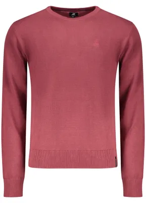 Immagine prodotto di Elegante camicia da uomo rossa con ricami e scollo rotondo