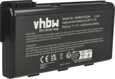 Produktbild von vhbw Akku kompatibel mit MSI CX623-043, CX623-048XUA, CX623-033, CX623-028BL, CX623-034IT, CX623-033FR Notebook (4400 mAh, 11,1 V, Li-Ion)