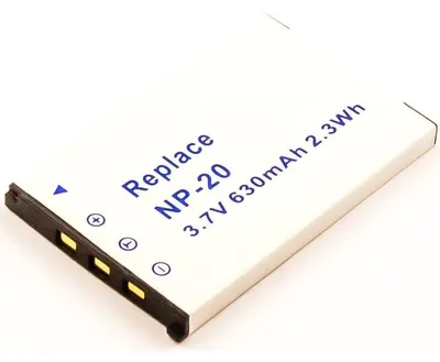 Produktbild von Akku für Casio Exilim EX-S770D Li-Ion 3,7 Volt 550 mAh schwarz.
