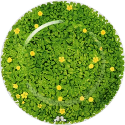 Immagine prodotto di Taitù Prati Italiani - Piatto piano 31 cm, fiore giallo