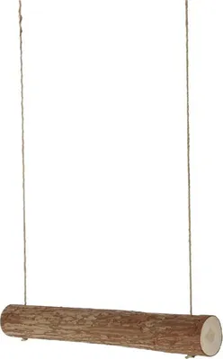 Zdjęcie produktu dla Kerbl 73141, Huśtawka dla ptaków, brązowa, drewno, 5 mm, 390 mm
