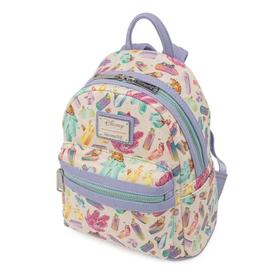 Zdjęcie produktu dla Loungefly WDBK1714 DISNEY CRYSTAL SIDEKICKS AOP MINI BACKPACK