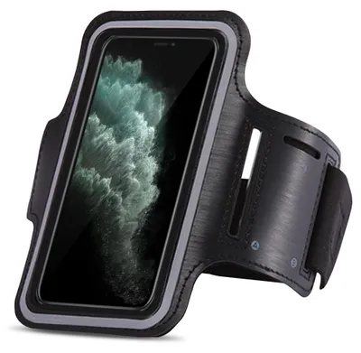 Produktbild von Handy Hülle für Apple iPhone 17 Pro Schutzhülle Schwarz Jogging Tasche Fitness