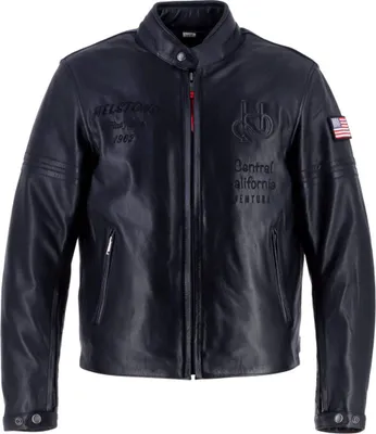 Image de Veste en cuir de moto Helstons Nashville, noir, XL