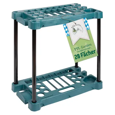 Produktbild von TTL GARDEN Gartengeräte Ständer 61x58x31cm Gerätehalter grün
