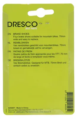 Immagine prodotto di Pastiglie freno Dresco Cantilever 70 mm