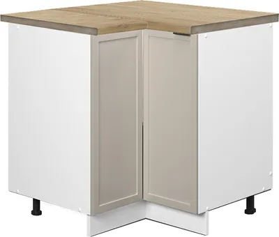 Imagen del producto de Armario de esquina Vicco Fame-Line GrisBeige 80.5 cm , ET Roble, Model 50427