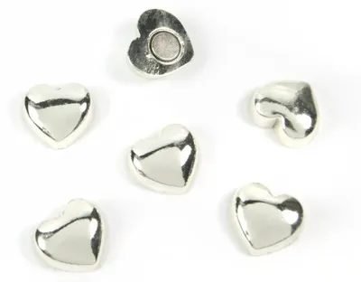 Productafbeelding van Trendform Magnet Sweetheart zilver - set van 6 stuks