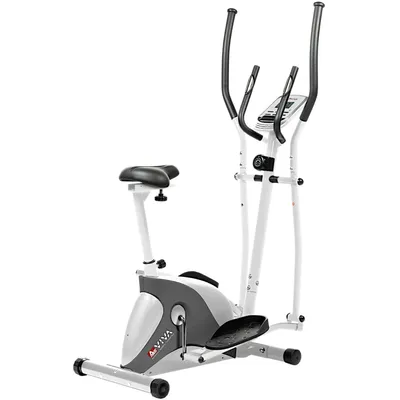 Produktbild von AsVIVA C16 Crosstrainer & Heimtrainer 2-in-1, Pulsgurt, 8-Stufen, leise