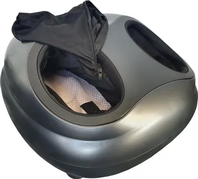 Immagine prodotto di ERGOLEBEN Massaggiatore plantare 3in1 con funzione calore | massaggio riflessologico plantare a rullo per agopuntura | funzione cuscino d'aria a pressione d'aria | sollievo da dolori e tensioni muscolari | rivestimento lavabile