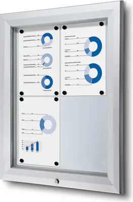 Produktbild von Showdown Displays Schaukasten Premium für Außen - 4x DIN A4