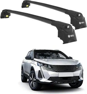 Obrázek produktu pro TURTLE STŘEŠNÍ NOSIČ AIR-2 , Černá PEUGEOT 3008 ALL 2017 - 2024 (SUV)