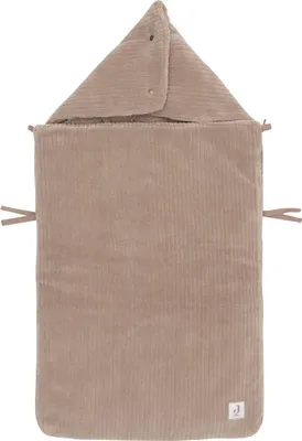 Produktbild von Jollein- Fußsack gruppe 0+ 3/5 punkte - Cloudy Rib- Milky coffee