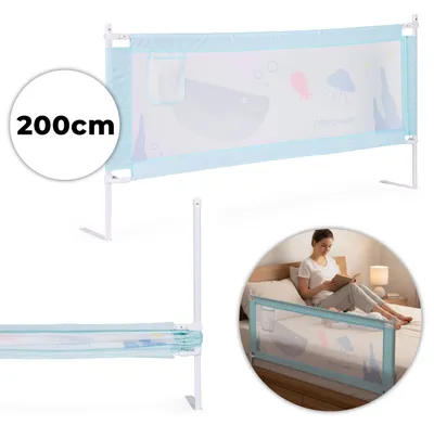 Immagine prodotto di Sponda di protezione per letto da 200 cm, protezione di sicurezza per bambini ECOTOYS