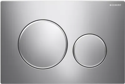 Produktbild von GEBERIT SIGMA20 WC Betätigungsplatte 2-Mengenspülung, chrom