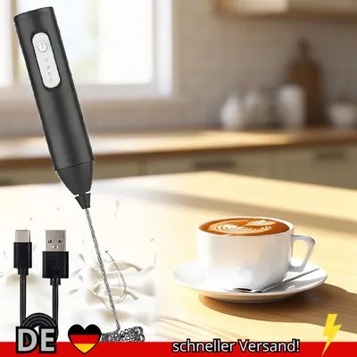 Produktbild von MINI Milchaufschäumer USB Kabellos 3 Geschwindigkeiten Schaumbereiter