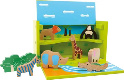 Immagine prodotto di Legler small foot Spielbox Zoo, ab 3 Jahre, 5715
