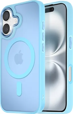 Produktbild von Avizar, MagSafe Hülle für Apple iPhone 16 Frost Color, Hellblau