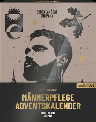 Produktbild von Adventskalender für Männer 2026 Brooklyn Soap Company Männerpflege Pflege für Männer Geschenk für Ihn Überraschung jeden Tag Weihnachtskalender