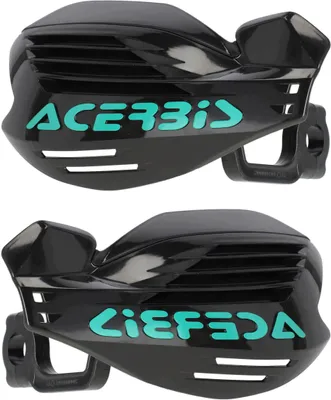 Image de ACERBIS garde-mains ouverts universels noir/vert X-Force