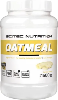 Immagine prodotto di Scitec Nutrition Farina d'avena 1500 g banana / Cereali e porridge (avena, riso) / Farina d'avena aromatizzata con beta-glucani