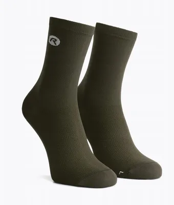 Image de Chaussettes de vélo de performance Rogelli Distance, couleur verte