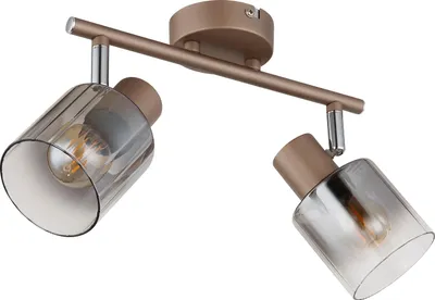 Produktbild von GLOBO 54318-2, Glas, Metall, IP20, I, E14, 40 W, 80 mm