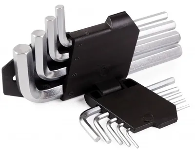 Immagine prodotto di Set di chiavi a Esagono di tipo L, 9 pezzi (1,5, 2, 2,5, 3, 4, 5, 6, 8, 10 mm)