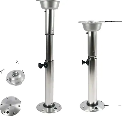 Immagine prodotto di Supporto da tavolo, regolabile in altezza, stabile base in metallo, argento