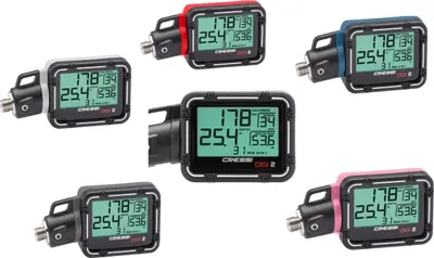 Produktbild von Cressi Digitalkonsole, Digital Finimeter Digi2 mit Resttauchzeitanzeige pink