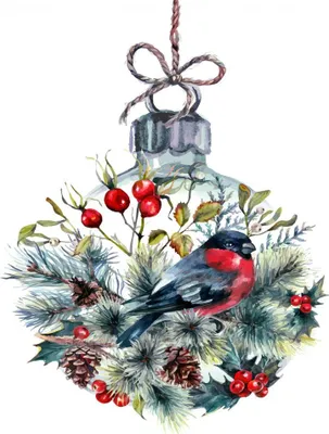 Produktbild von 20 Servietten My Winter Friend - Vogel in Weihnachtskugel 33x33cm