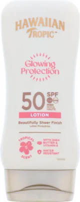 Produktbild von 3 x Hawaiian Tropic Glowing Protection Sonnenschutz Lotion je 180ml
