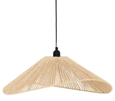 Produktbild von Atmosphera | Hängelampe - Myha - 58 cm - Natur - Boho Stil - Dekorativ und Gemütlich - Pendel Leuchten
