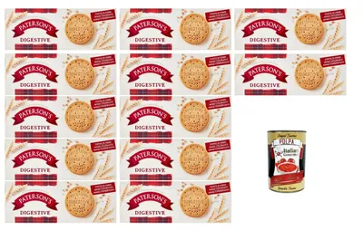 Produktbild von Italian Gourmet Digestive Kekse aus Schottland – 12 x 400 g Haferkekse, Ballaststoffquelle, ohne Farbstoffe & Konservierungsstoffe, ideal zu Tee & Kaffee + Italian Gourmet Polpa