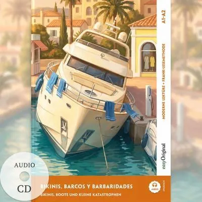 Zdjęcie produktu dla Bikinis, barcos y barbaridades - Spanisch lernen mit lustigen Kurzgeschichten A1-A2 (+ Audio-CD)
