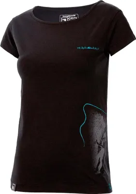 Produktbild von Trangoworld Peru Kurzarm-t-shirt Schwarz XS Damen Schwarz XS