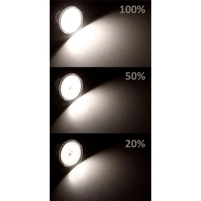 Obrázek produktu pro LED žárovka LS-450 GU10 5,5W 470lm teplá bílá kroková stmívatelná 100/50/20%