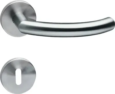 Produktbild von Rosettengarnitur 8038 Edelstahl 304 rund PZ DIN links / rechts D/D