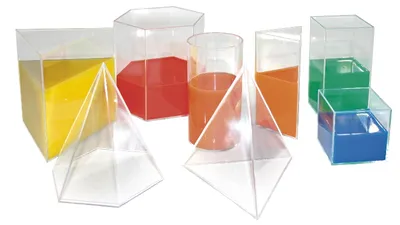 Produktbild von EDUPLAY 120-118 Geometrische Volumen, bunt (8er Pack)