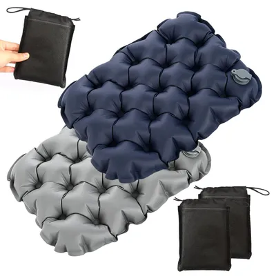 Imagen del producto de 2 cojines inflables para sentarse, ultraligeros, para uso en exteriores